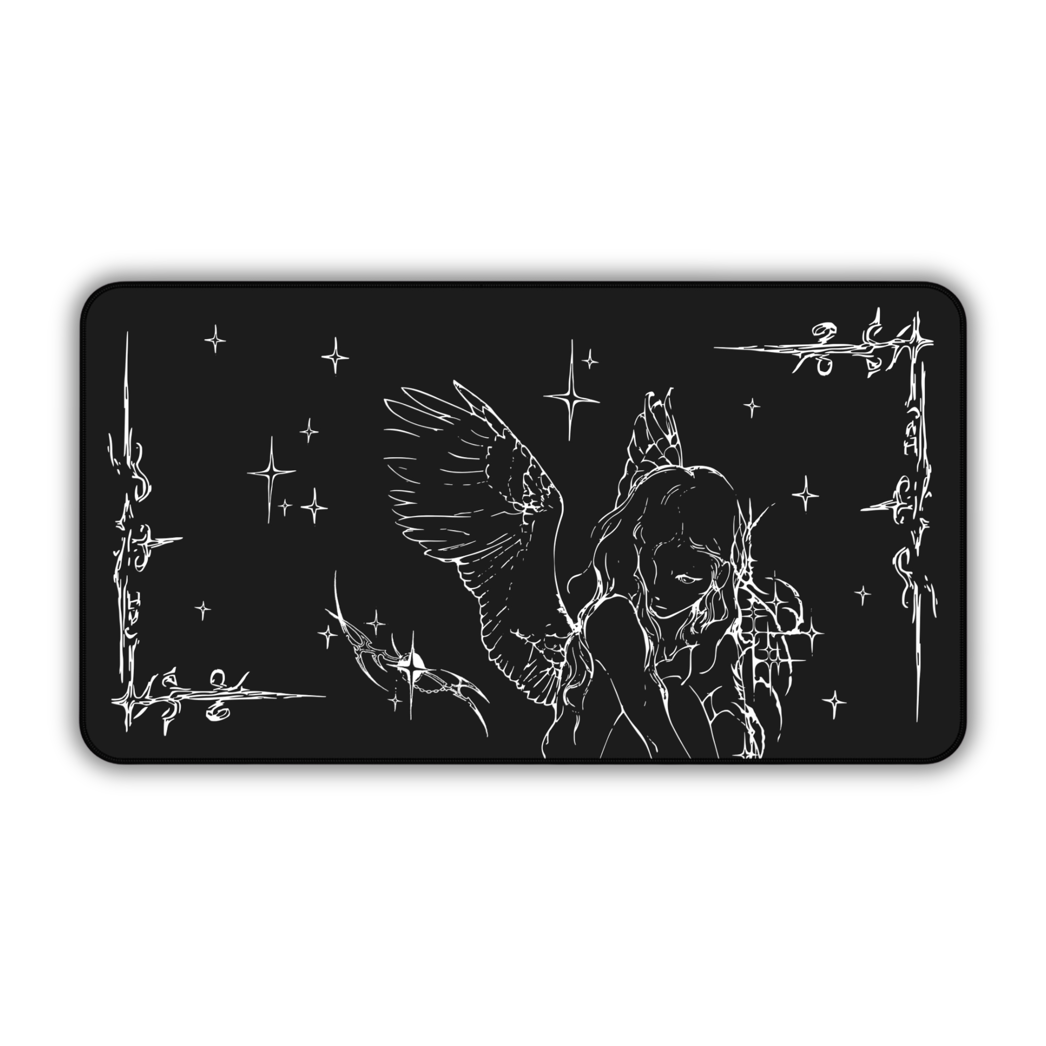 Captured Stars – Black Desk Mat – Celestial Mouse Pad