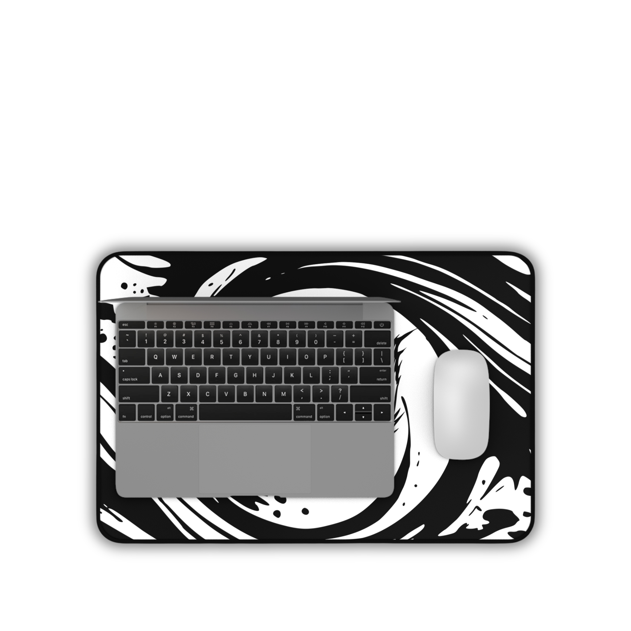 Koi Fish – White Desk Mat – Japanese Koi Mouse Pad